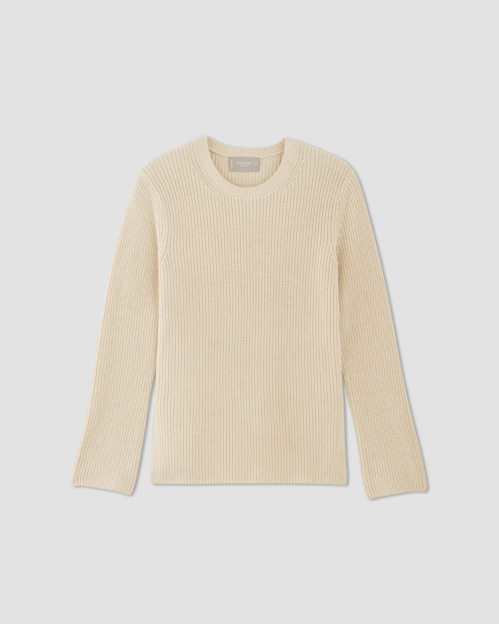 The Organic Cotton Slim Crew Sweater | Canvas - Image 2