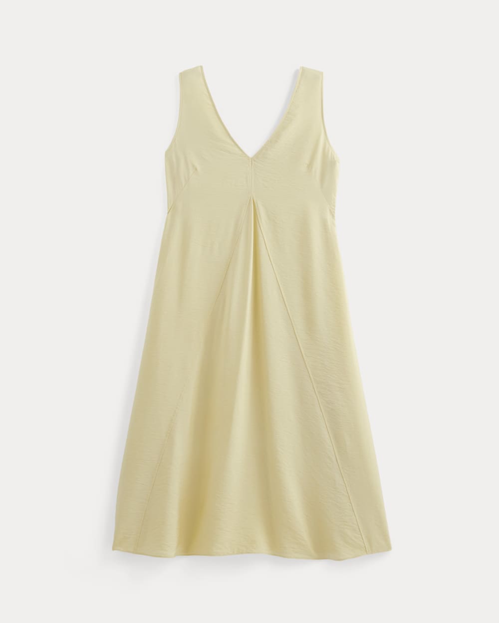 The V-Neck Dress in SoftLuxe | Banana Crepe - Image 2