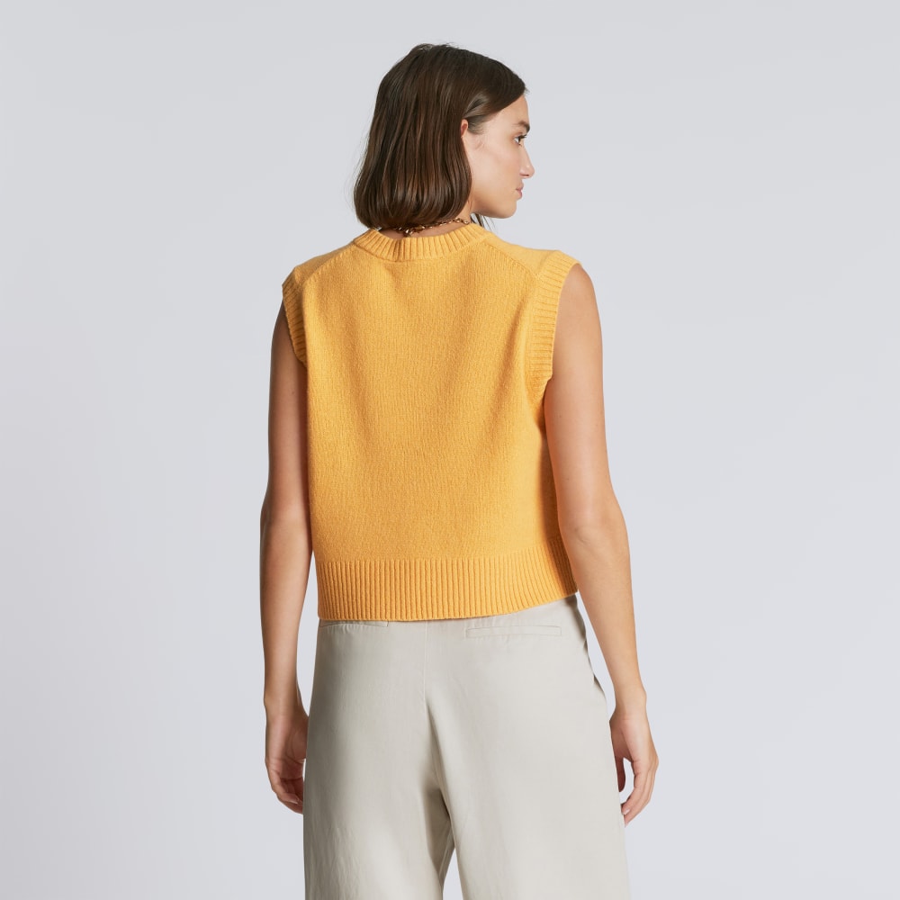 The Cashmere Vest | Kumquat - Image 3
