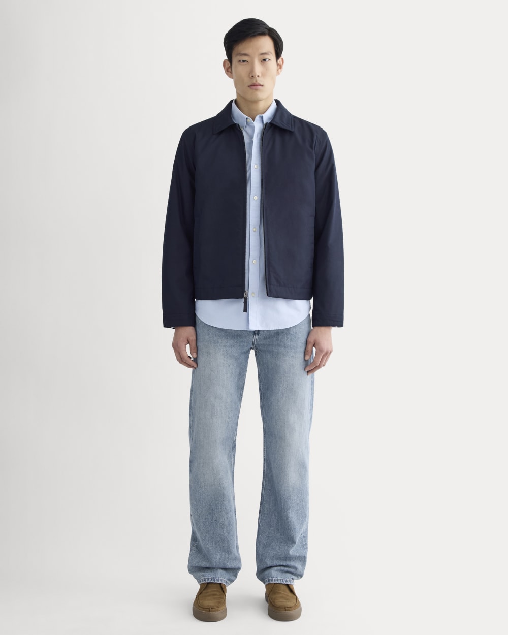 The Filled Harrington Jacket | Deep Navy - Image 3