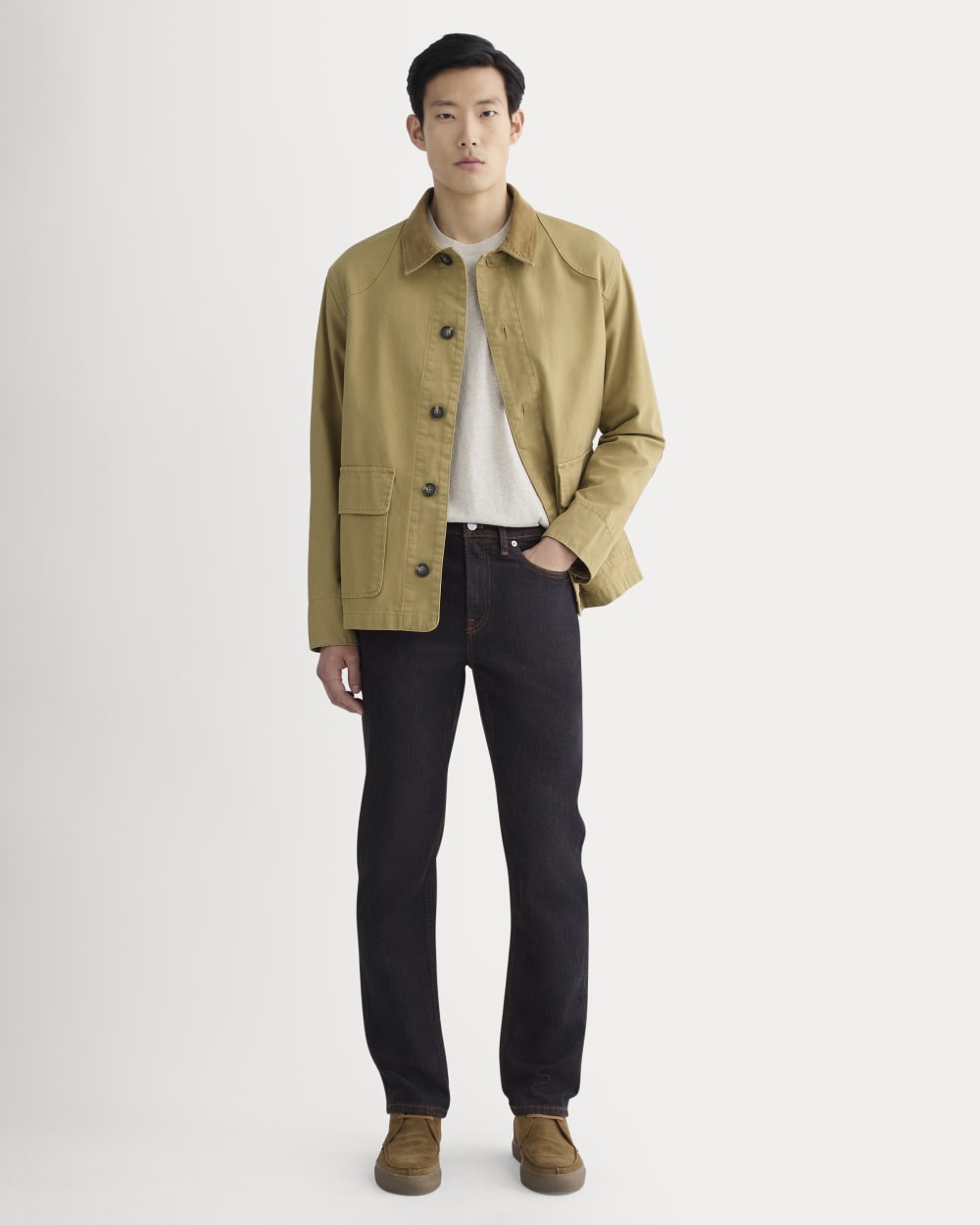 The Organic Cotton Straight-Leg Jean | Pure Blue