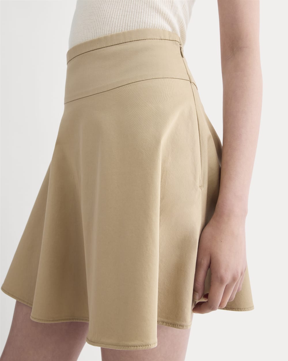 The Circle Mini Skirt | Warm Trench - Image 4