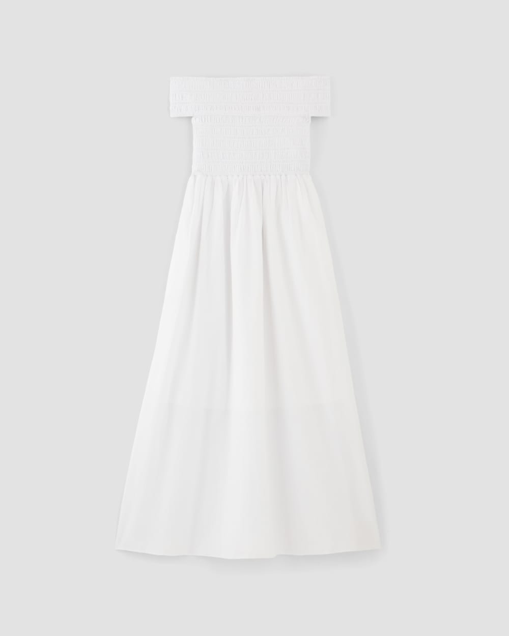 The Gauze Off-the-Shoulder Dress | White - Image 2