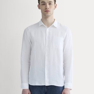 The Classic Shirt in Linen | White