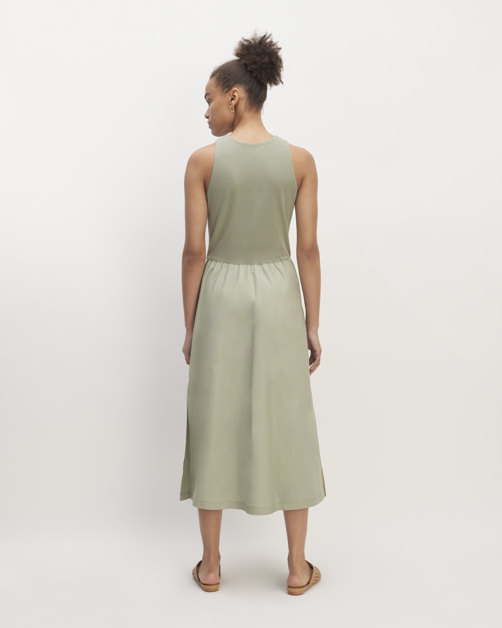 The Supima? High-Neck Riviera Dress | Sage Green - Image 6
