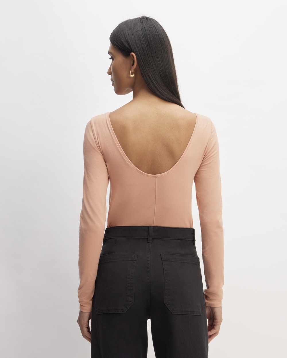 The Supima? Form Scoop-Back Tee | Blush Pink - Image 4