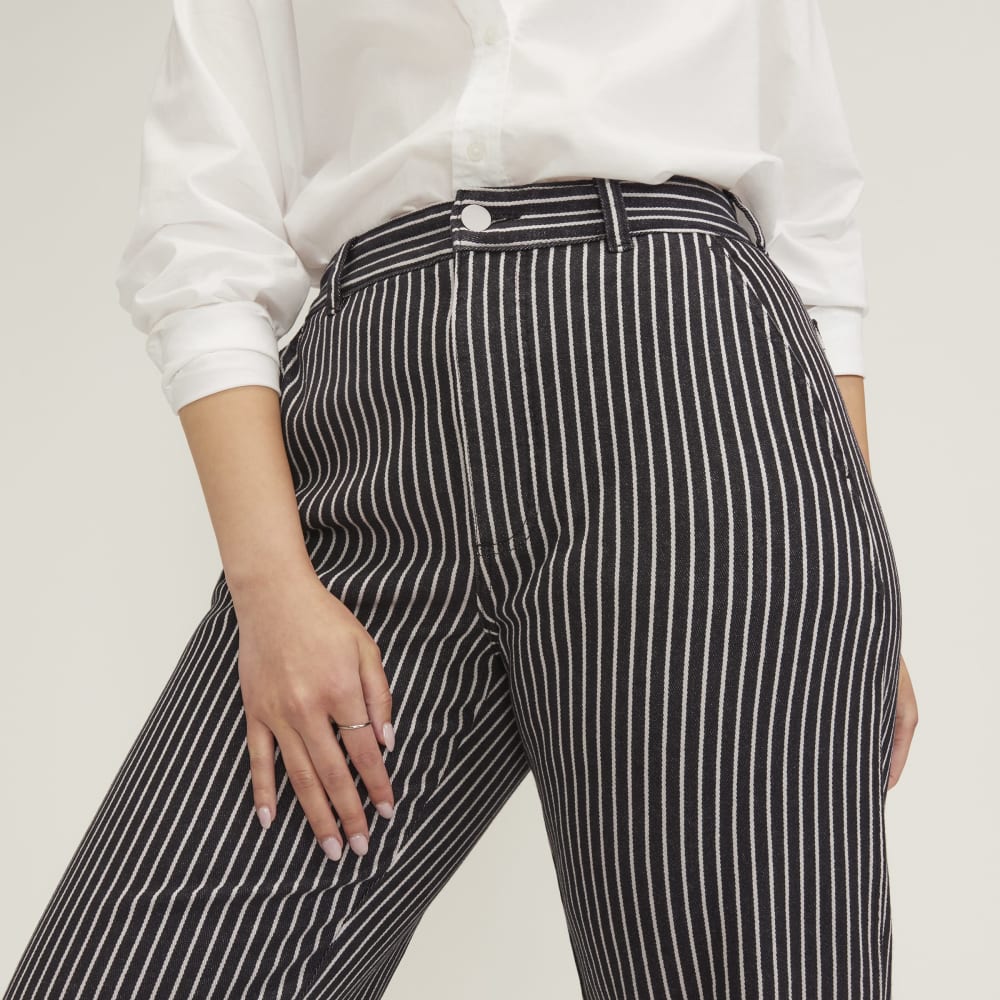 The Utility Barrel Pant | Black / Bone | Regular - Image 4