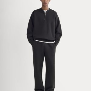 Luxe Fleece Pull-On Sweatpant | Black