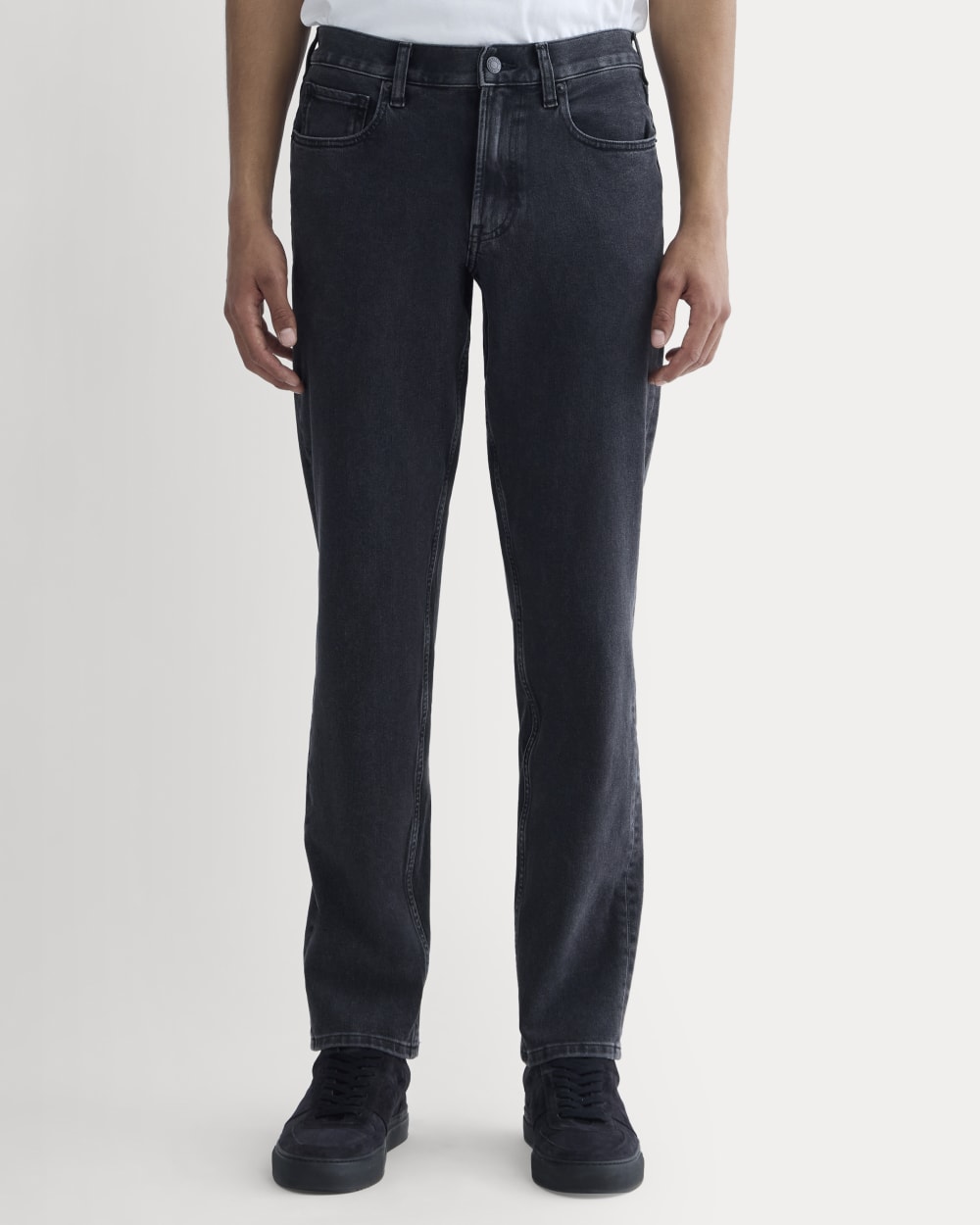 The Athletic 4-Way Stretch Organic Jean | Uniform | Washed Black - Image 3