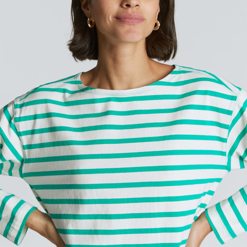 The Mariner Tee | Bright Jade / Canvas Tan - Image 4