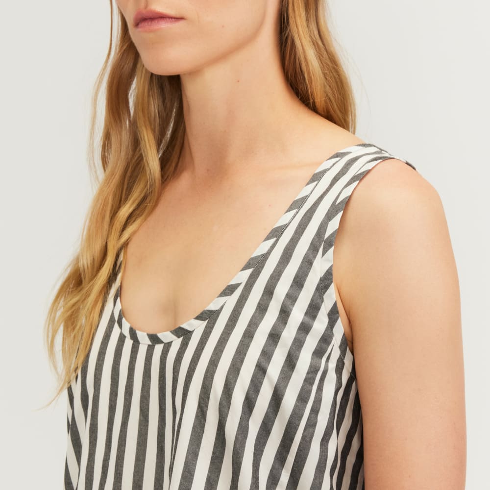 The Poplin Summer Dress | Bone / Black - Image 4