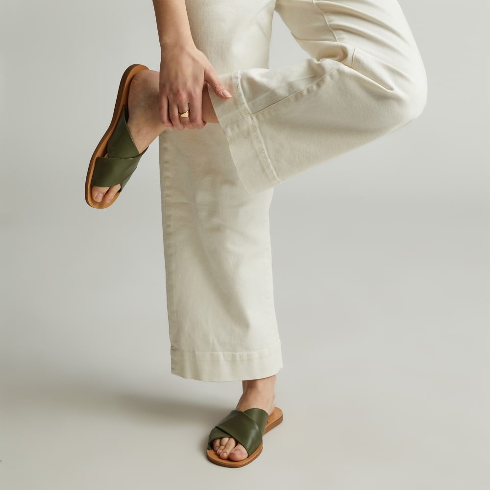 The Day Crossover Sandal | Olive - Image 8