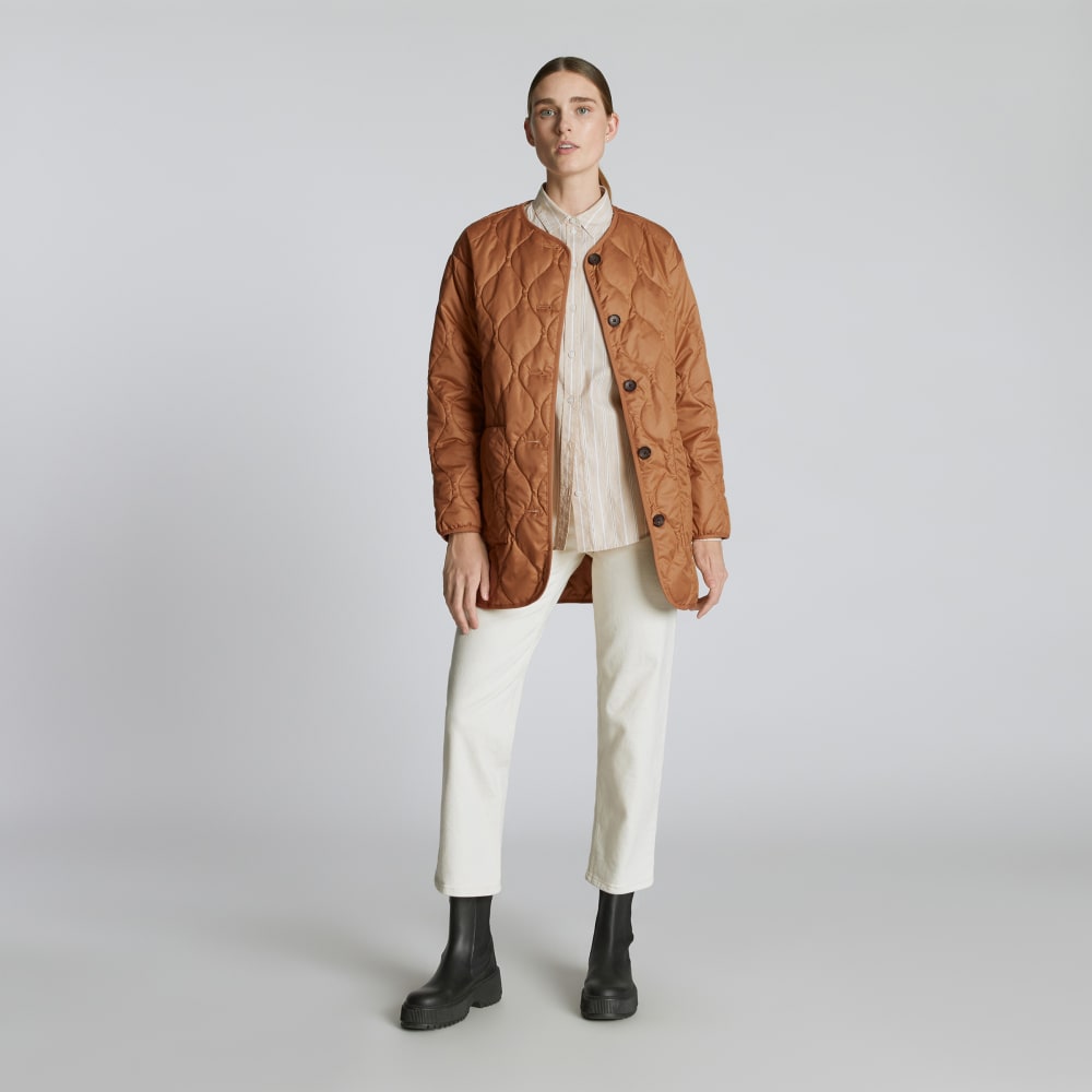 The Quilted Liner | Tawny Brown - Image 6