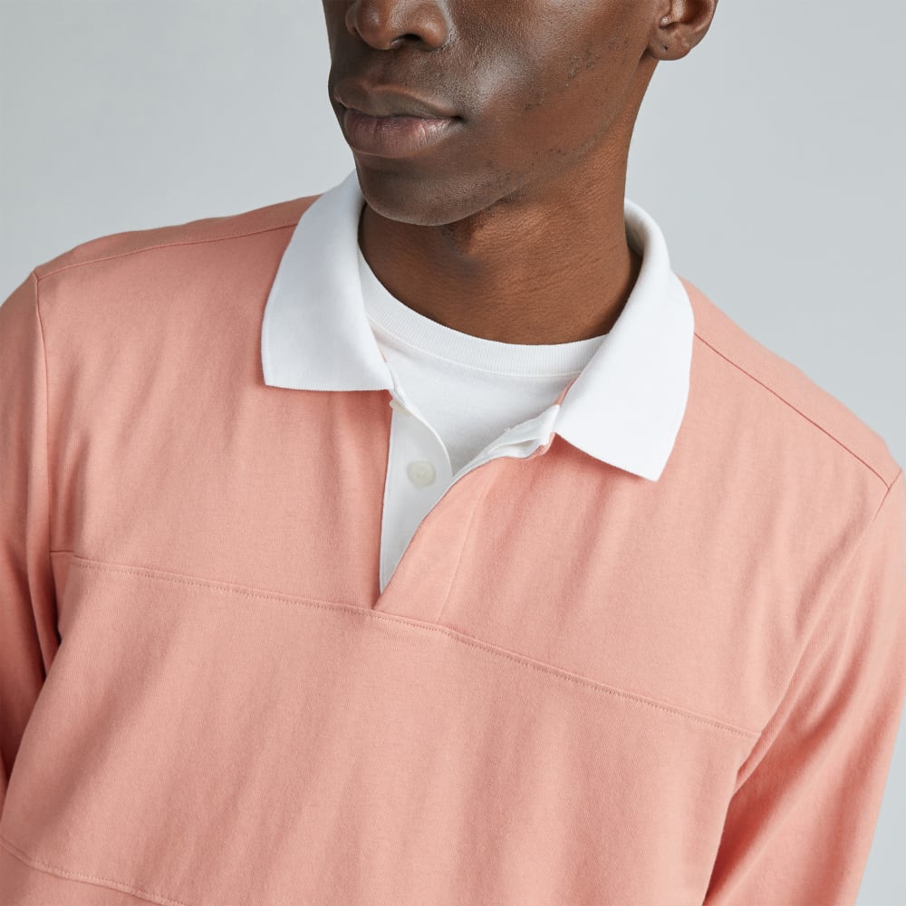 The Premium-Weight Rugby Shirt | Light Rose - Image 4