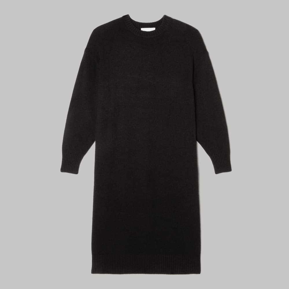The Cashmere Midi Dress | Black - Image 2