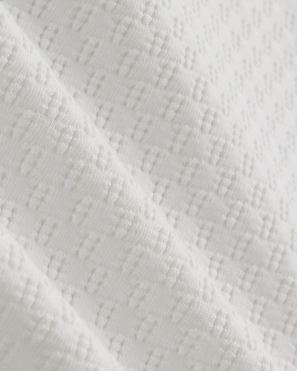 The Pointelle Short-Sleeve Tee | White - Image 6