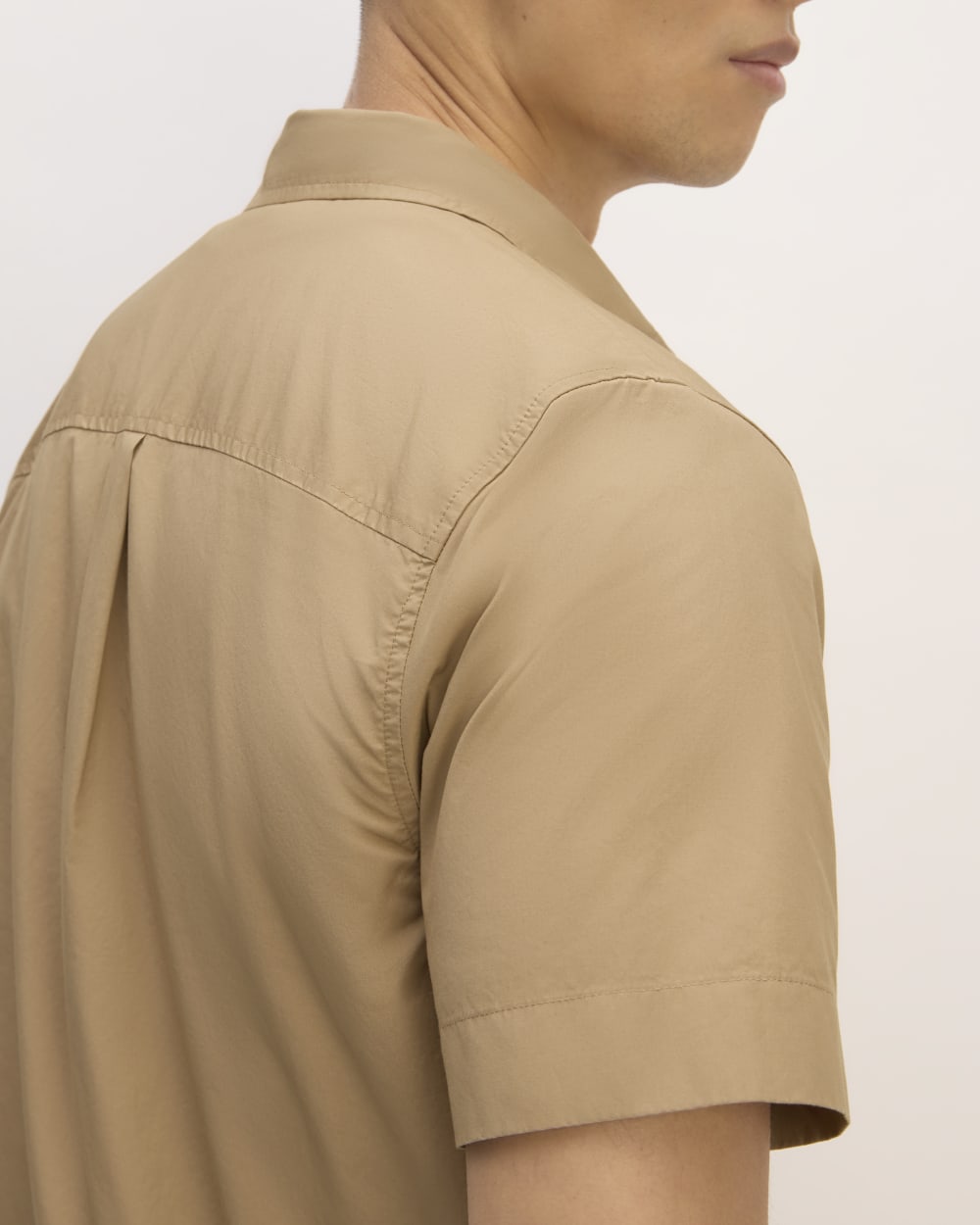 The Supima? Short-Sleeve Poplin Shirt | Tiger's Eye - Image 5
