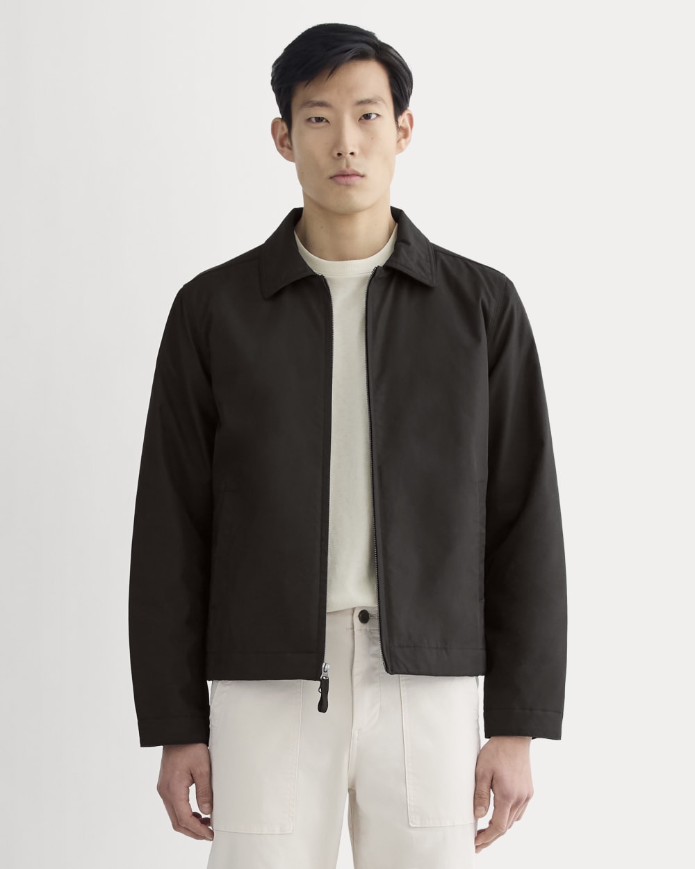 The Filled Harrington Jacket | Black