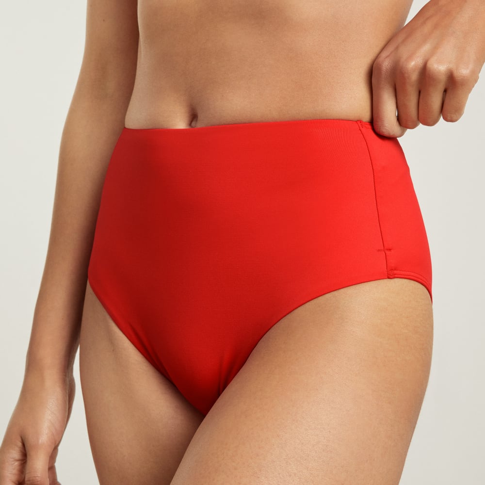The High-Rise Hipster Bottom | Bright Red - Image 5
