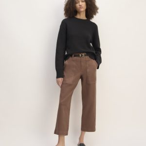 The Organic Utility Pant | Carob Brown