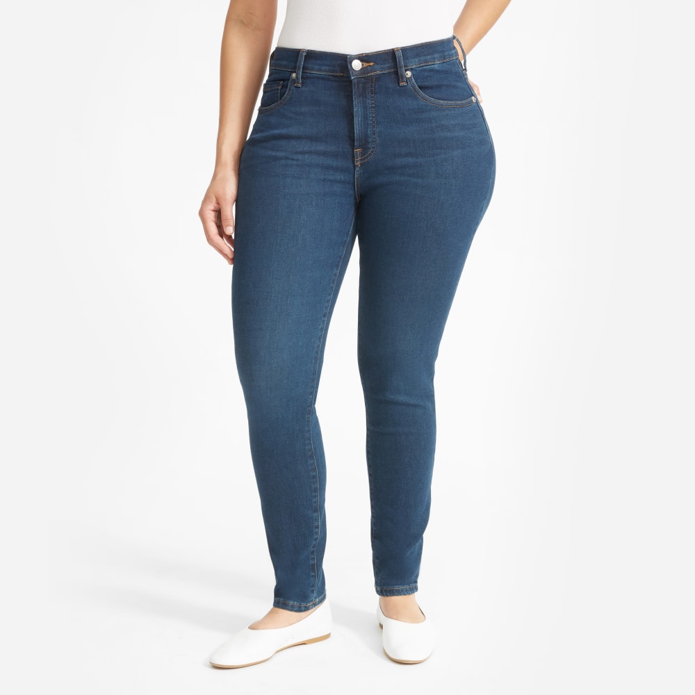 The Authentic Stretch High-Rise Skinny | Dark Blue Wash | 28.5 Inseam - Image 9