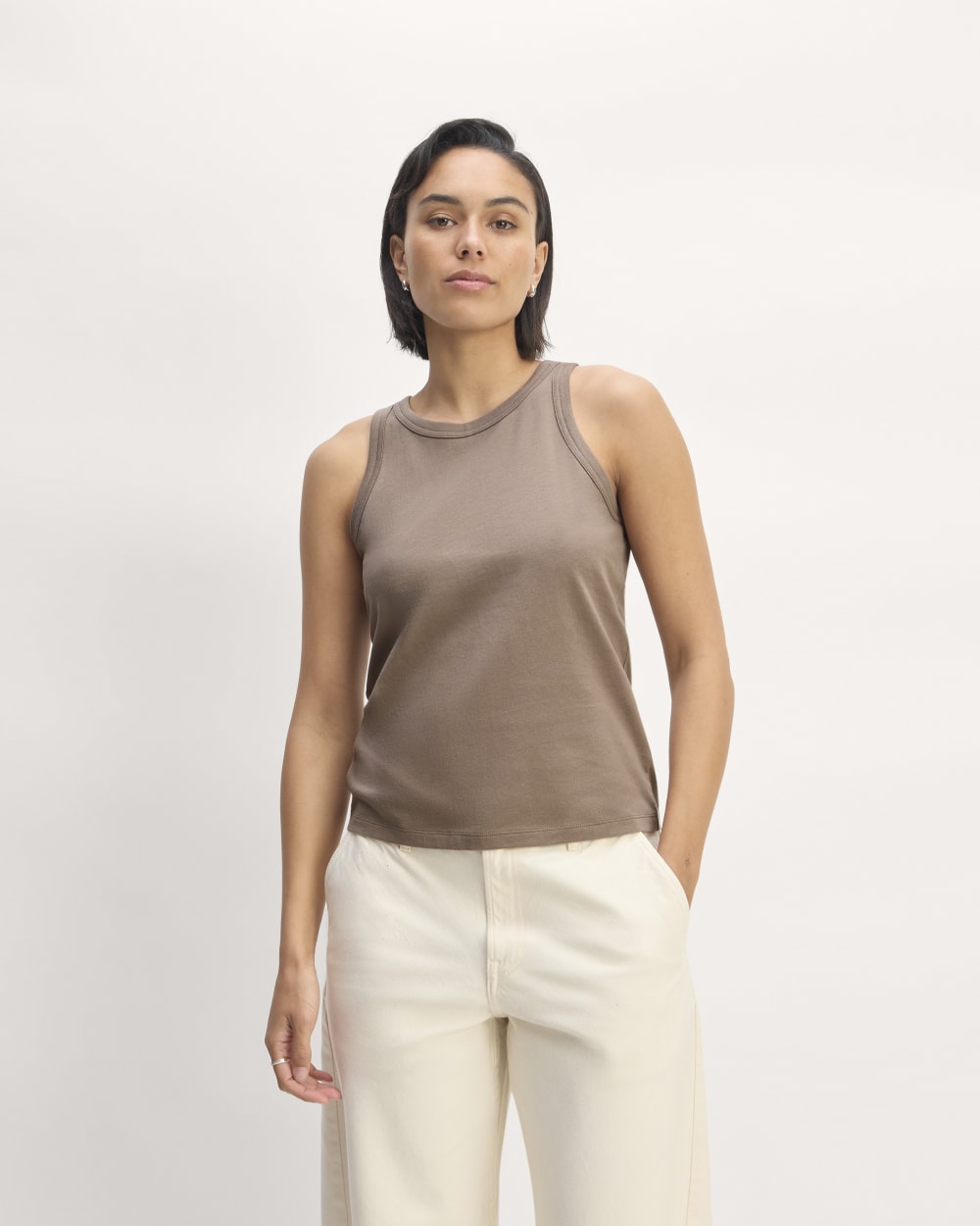 The Tank in Essential Cotton | Clay - Image 2