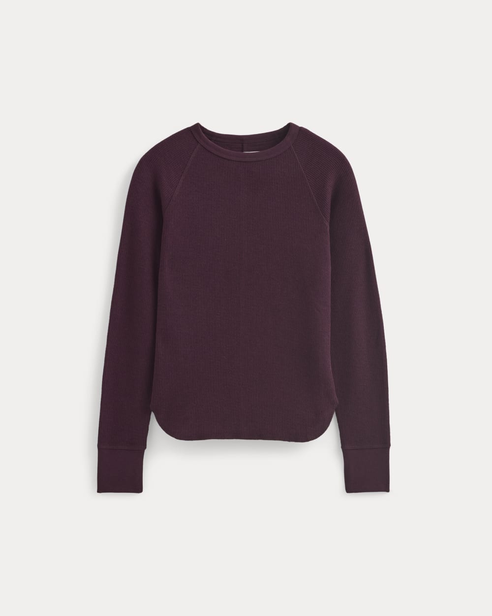 Slim-Fit Crew in Cozy Waffle | Heathered Port Royale - Image 2