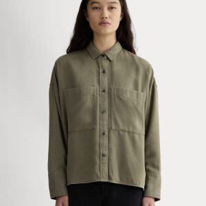 The Boxy Overshirt in Buttersoft | Kalamata