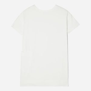 The Oversized Mariner Dress | White