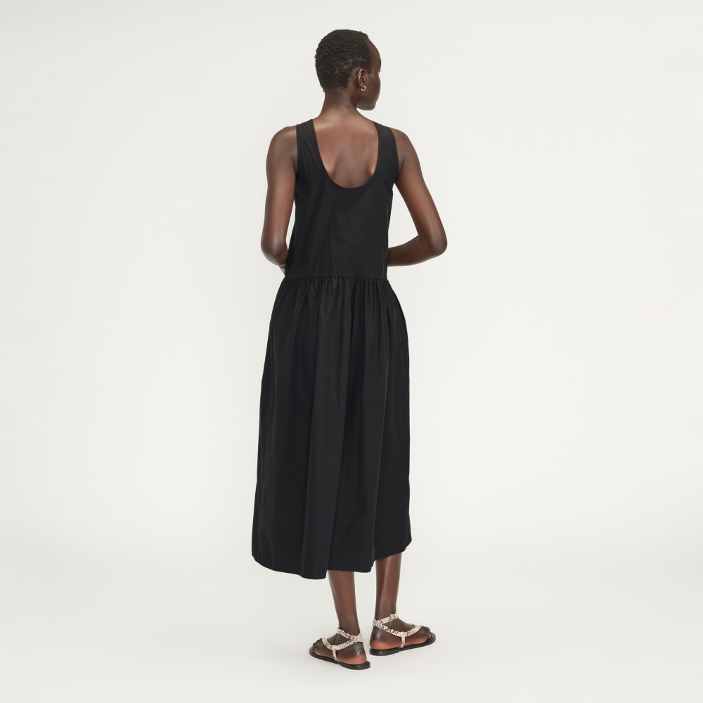 The Poplin Summer Dress | Black - Image 3