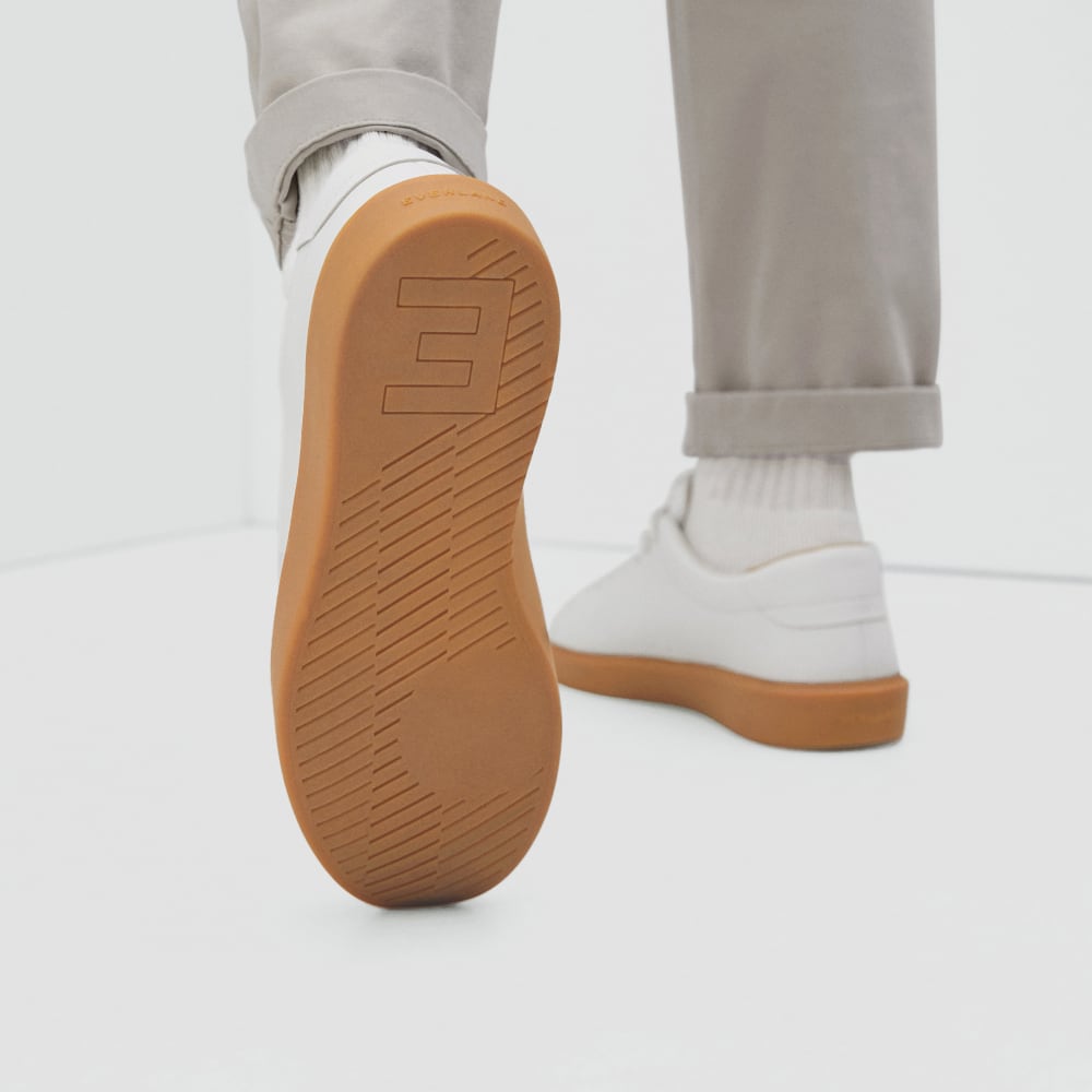 The ReLeather? Tennis Shoe | White / Gum Sole - Image 5