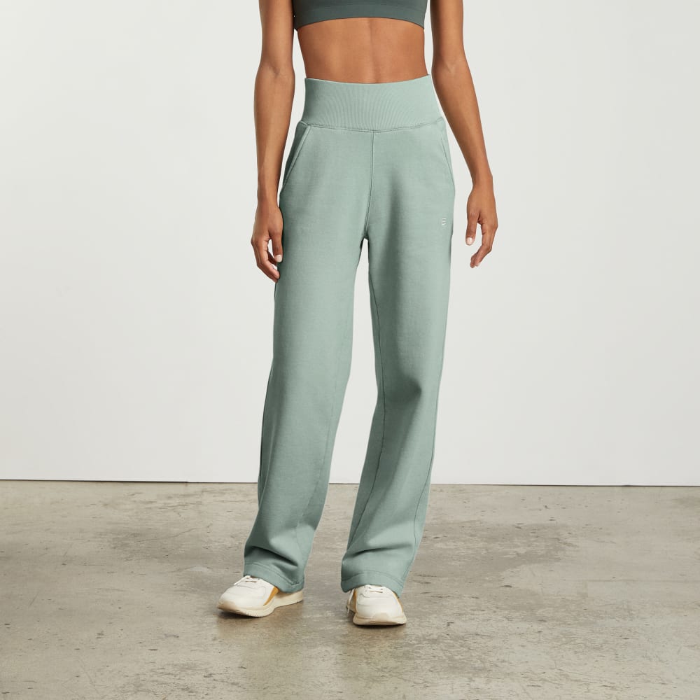 The Track High-Waist Pant | White Sage - Image 2