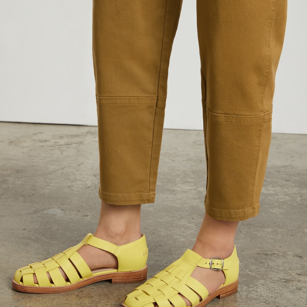 The Utility Barrel Pant | Golden Brown | Regular - Image 9