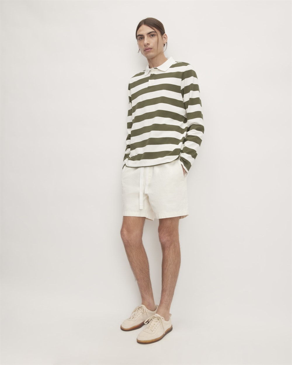 The Premium-Weight Rugby Shirt | Kalamata / Bone - Image 6