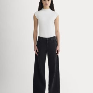 The Form Funnel-Neck Bodysuit | White