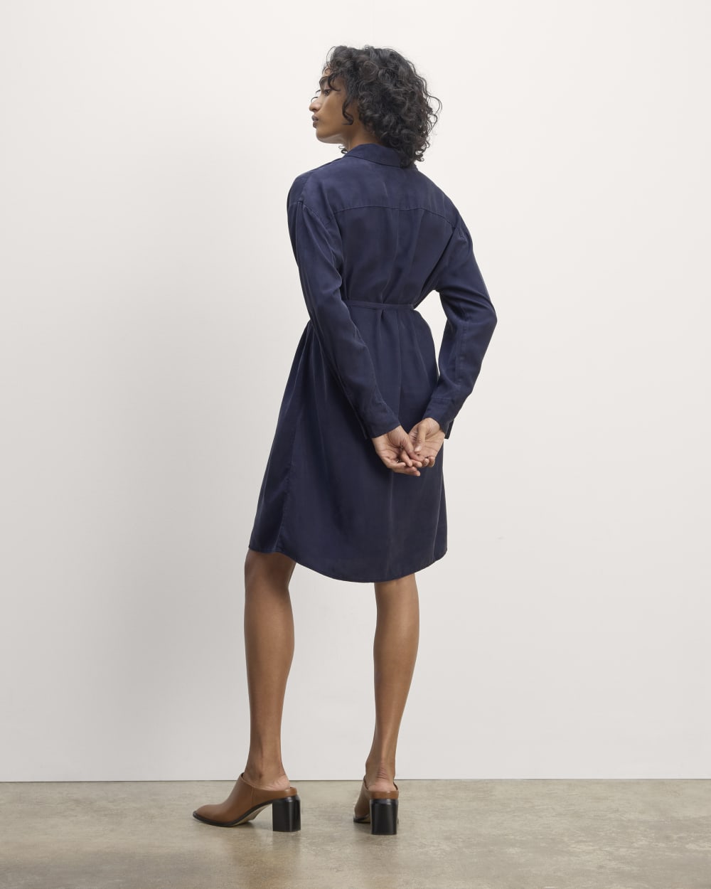 The Must-Have Shirtdress in Butterlite | Navy - Image 5