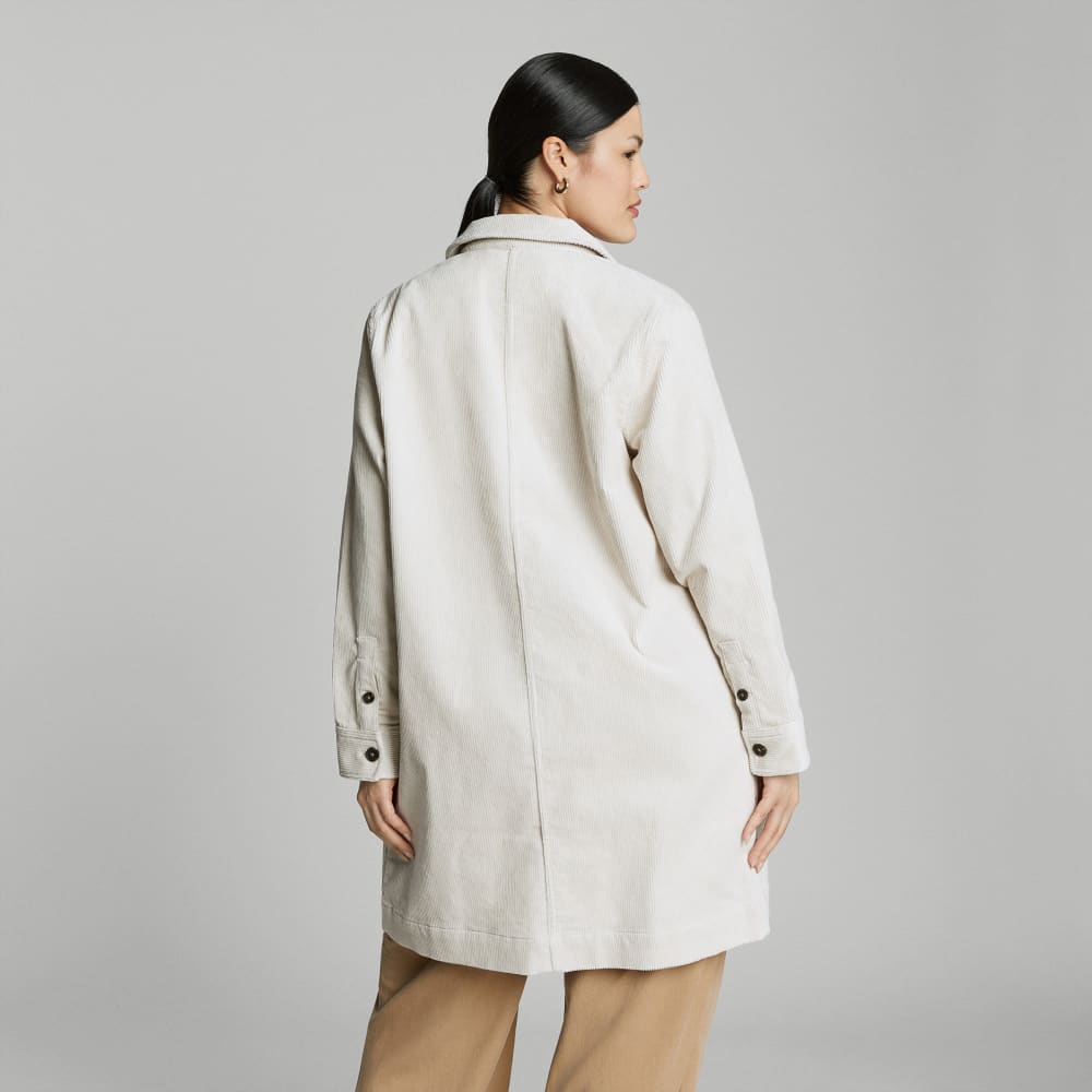 The Corduroy Long Shirt Jacket | Sandstone - Image 4