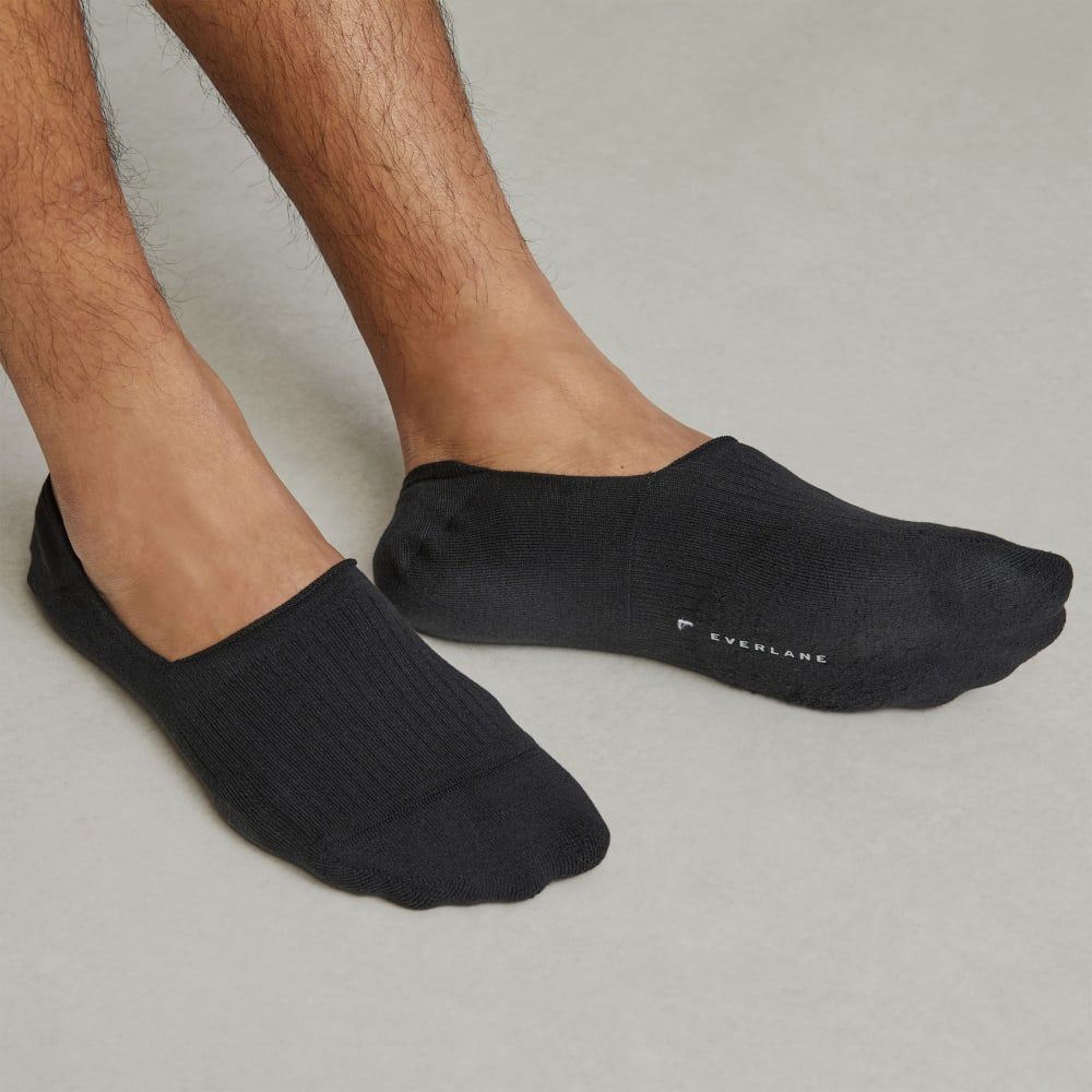 The Organic Cotton No-Show Sock 3-Pack | Black - Image 2