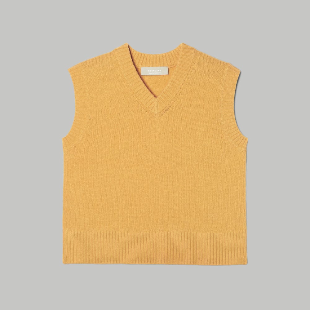 The Cashmere Vest | Kumquat - Image 2