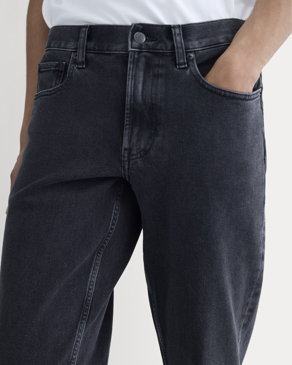 The Athletic 4-Way Stretch Organic Jean | Uniform | Washed Black - Image 4