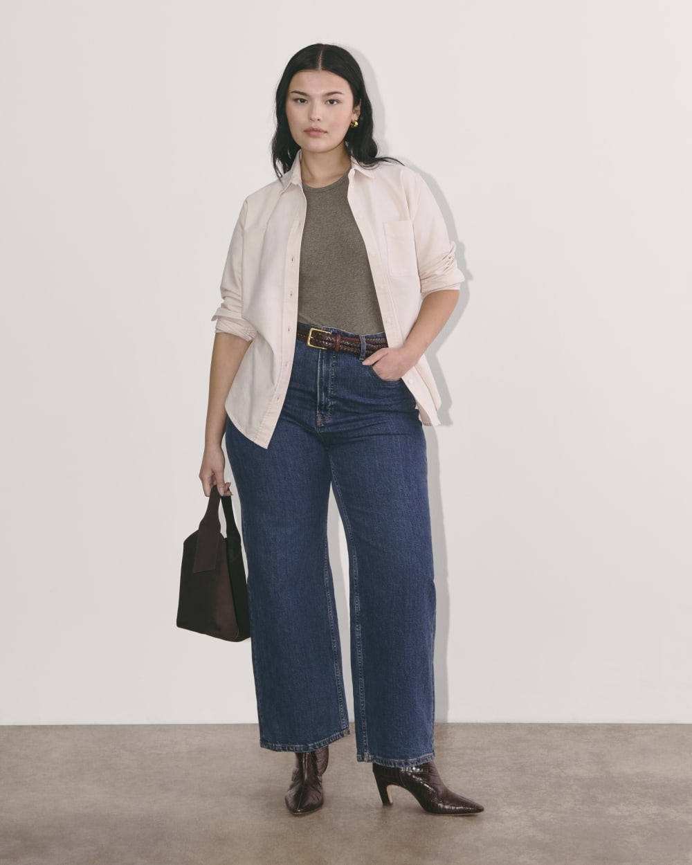 The Luxe Rib Racerback Tank | Heathered Fatigue - Image 5