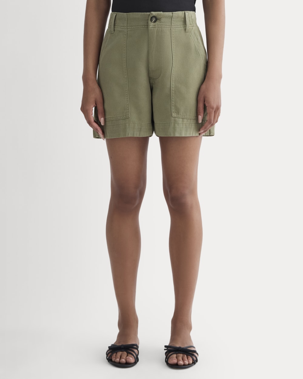 The Utility Short in Buttersoft | Lichen Green - Image 3