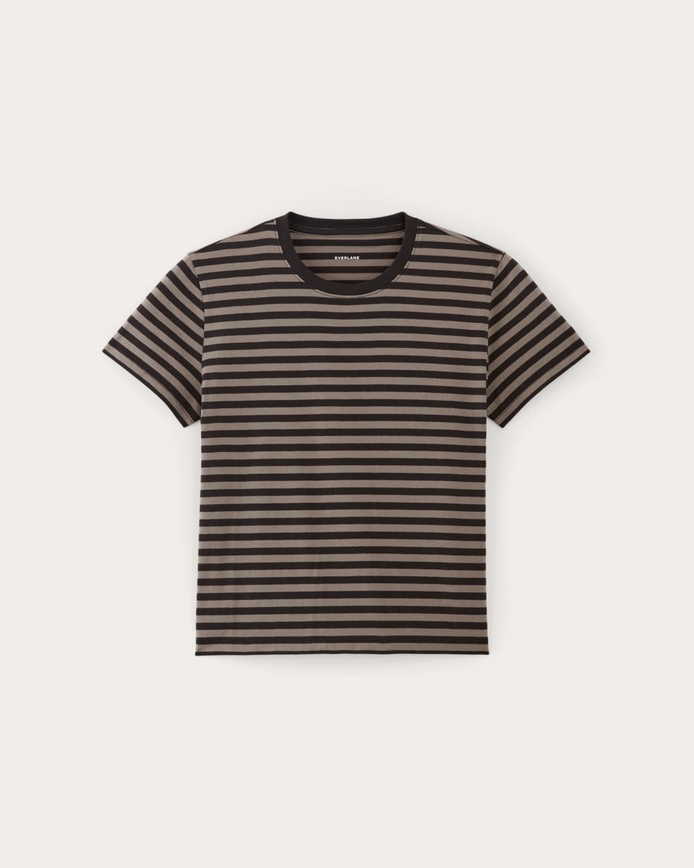 The Box-Cut Tee in Essential Cotton | Artist Clay / Black | No Pocket - Image 2