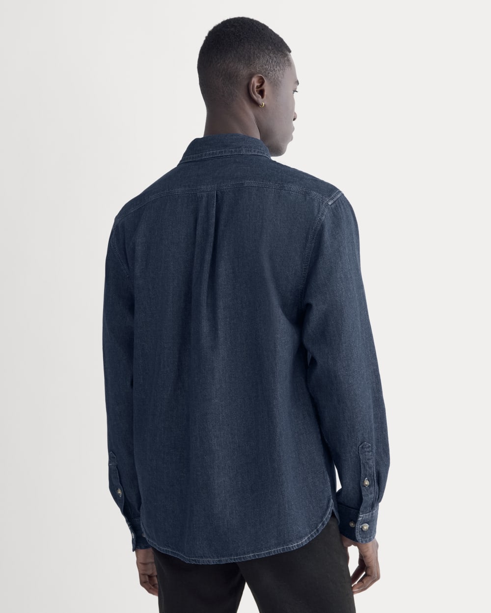 Denim Utility Shirt | Dark Indigo - Image 5