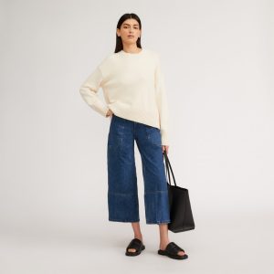 The Way-High® Gardener Cropped Jean | Vibrant Blue
