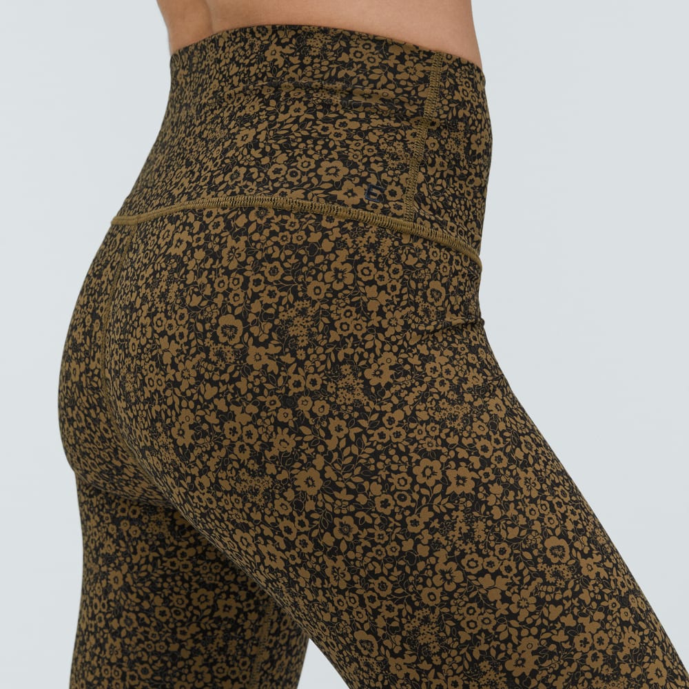 The Perform Legging? | Black / Breen Floral | Ankle - Image 4
