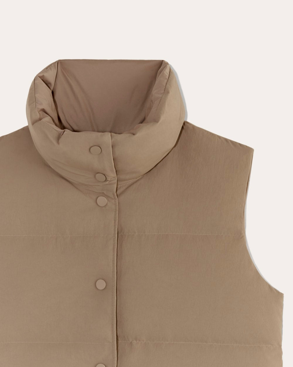 The Puffer Vest | Taupe Grey - Image 8