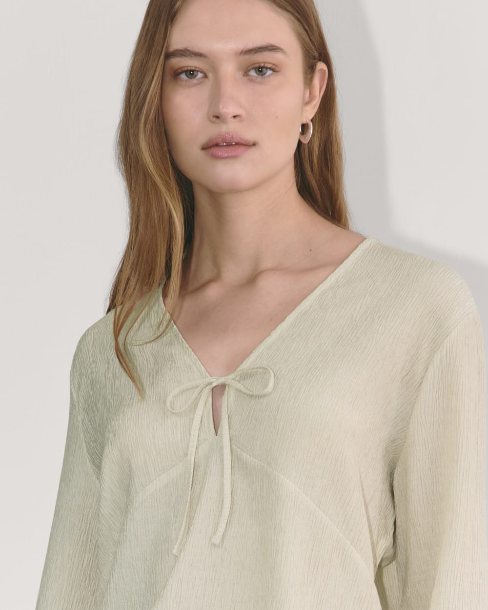 The Crinkle Long-Sleeve | Sandshell - Image 3