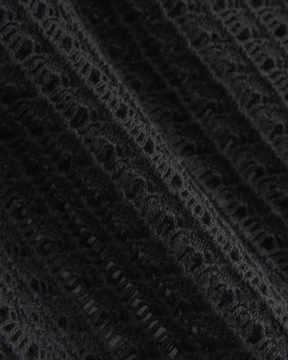 The Lace Knit Tank | Black - Image 6