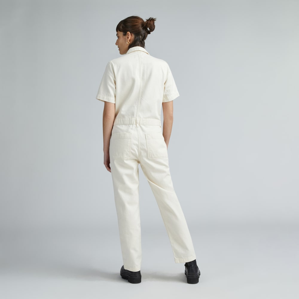 The Supersoft Jean Coverall | Seeded Ecru - Image 3